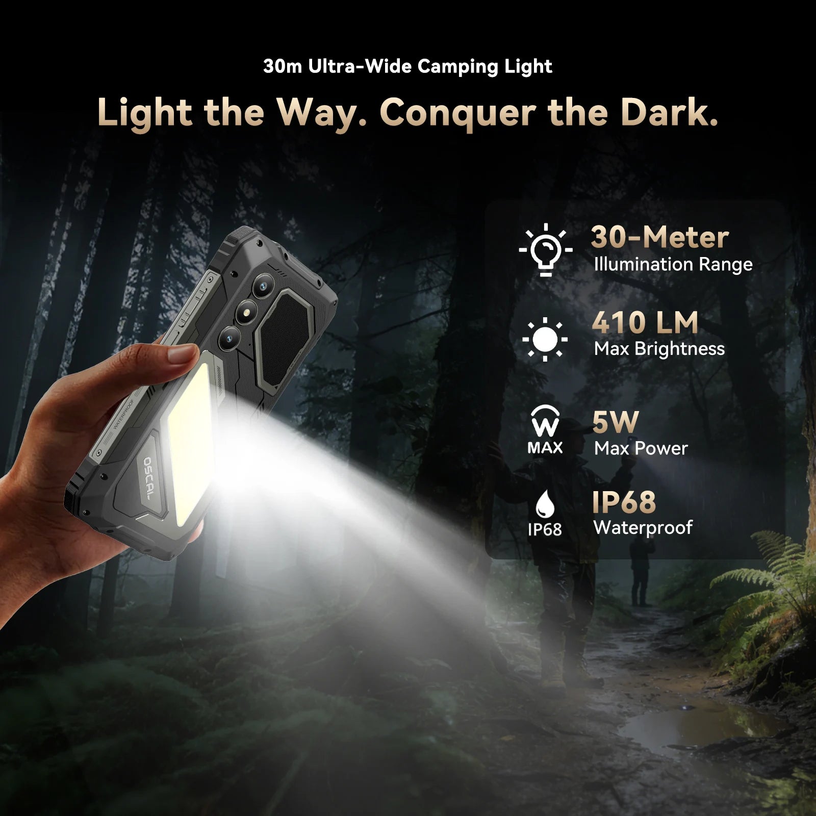 Blackview OSCAL PIOLT 5 5G Rugged Phone 6.67" HD Display 120Hz Android 16 Samrtphone RAM 8GB+ROM256GB 8MP+13MP Camera 15000mAh