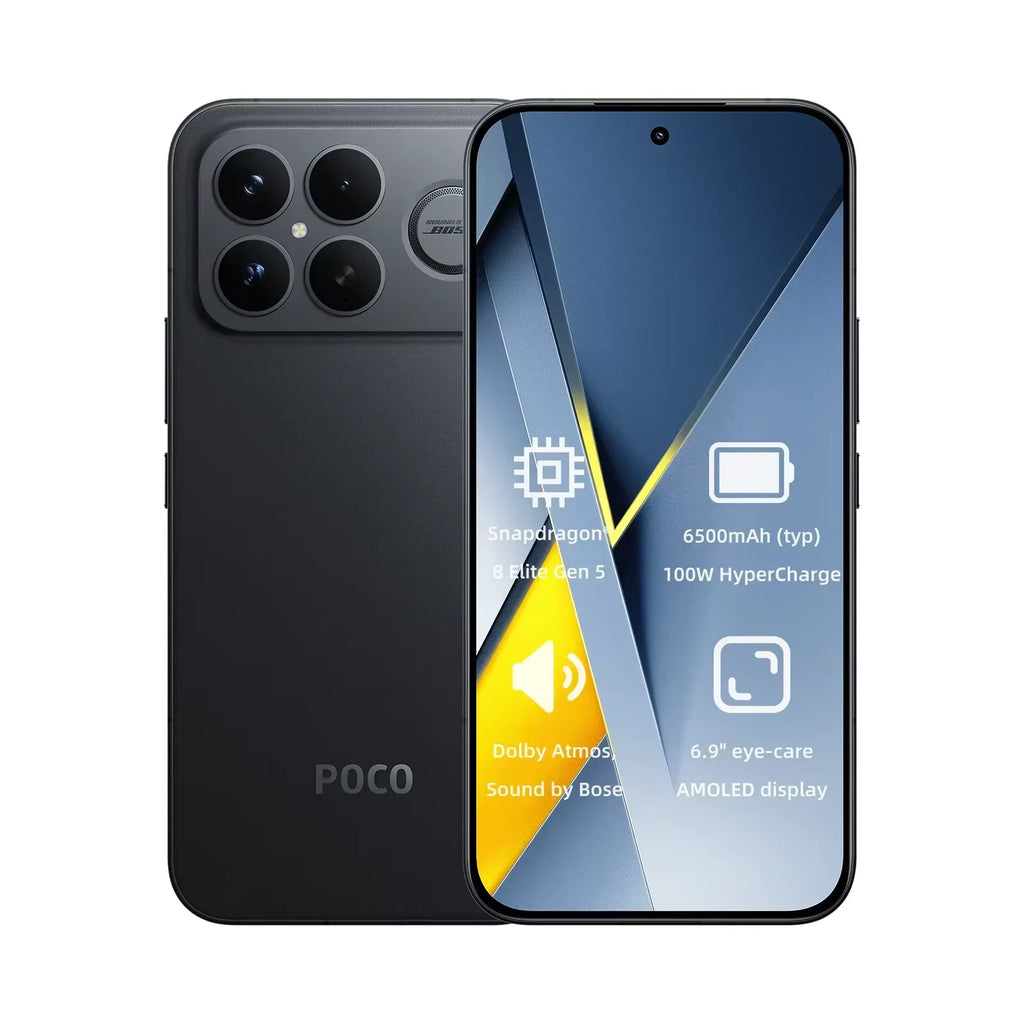 Global Version POCO F8 Ultra Snapdragon 8 Elite Gen 5 Smartphone 6.9" 120Hz AMOLED Display 6500mAh 100W Battery POCO Telephone