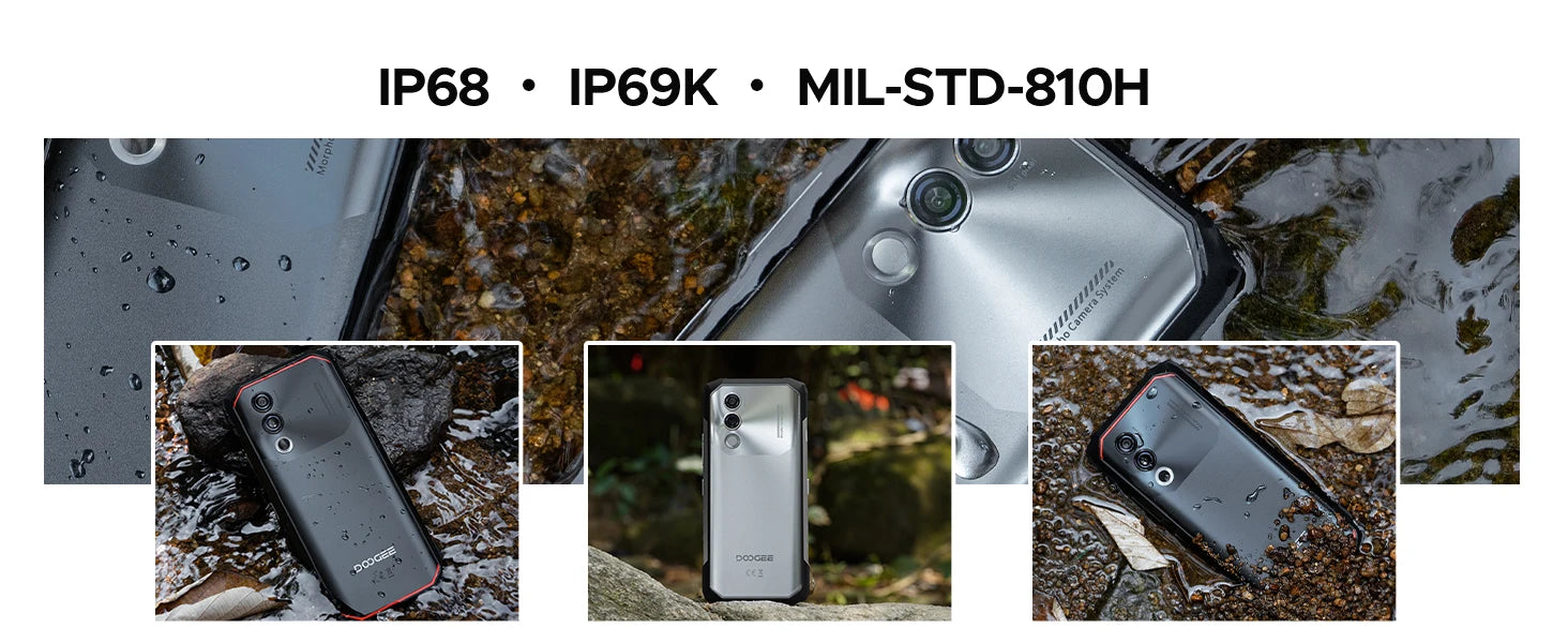 DOOGEE Blade10 Power Rugged Smartphone 24GB(6+18) + 256GB/2TB Android 16 with 10300mAh Rugged Phone 6.6''HD+90Hz 50MP Camera