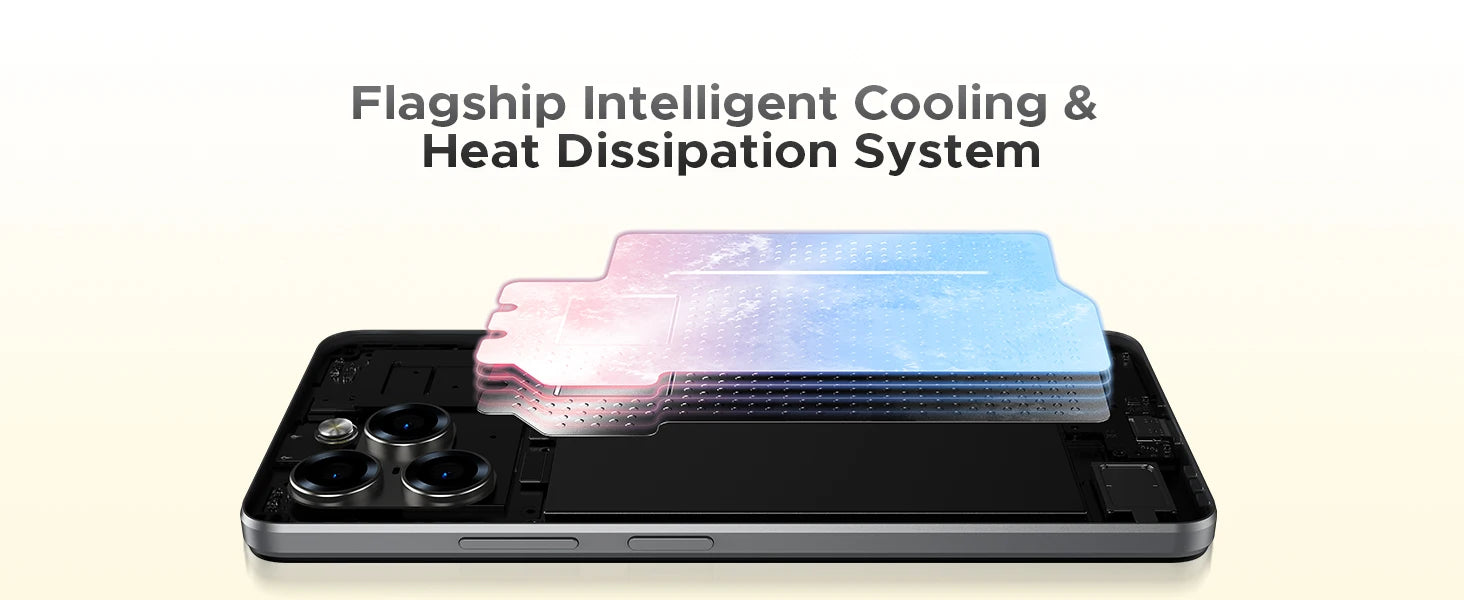 DOOGEE Note 58 Mobile Phones 6.75" HD+ Display Android 16 Smartphone 6250mAh 32GB(8GB RAM)+128GB+2TB Android Phones with Face ID