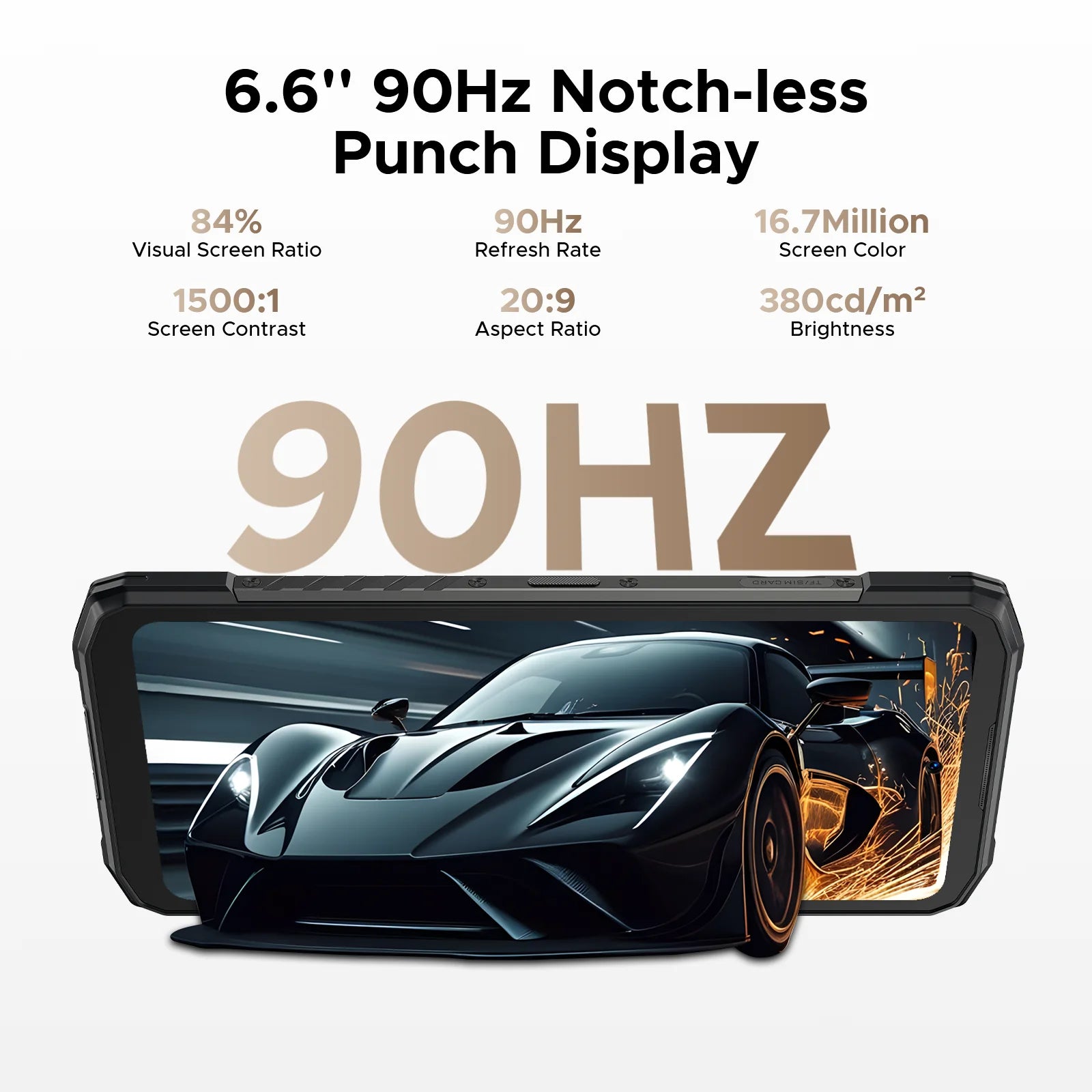 DOOGEE Blade20 Turbo 5G Rugged phone  Dimensity 7050 2.6GHz & Gemini AI 32(8+24) GB+256GB Android 15 Rugged SmartPhone 10300mAh