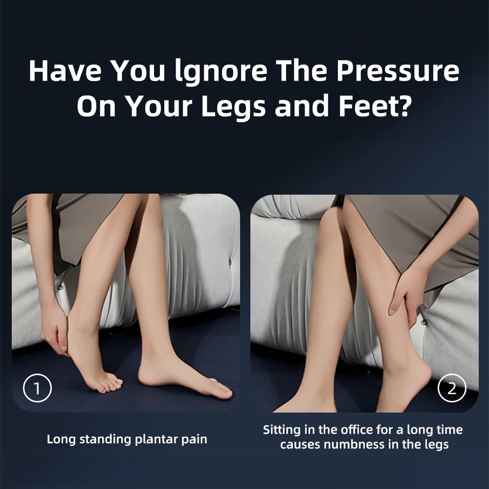 Shiatsu Foot Massager with Heat Hot Compress Muscles Vibrator Pain Relief Kneading Rolling for Feet Calf Leg Arm for Mom Dad Gift