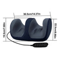 Shiatsu Foot Massager with Heat Hot Compress Muscles Vibrator Pain Relief Kneading Rolling for Feet Calf Leg Arm for Mom Dad Gift