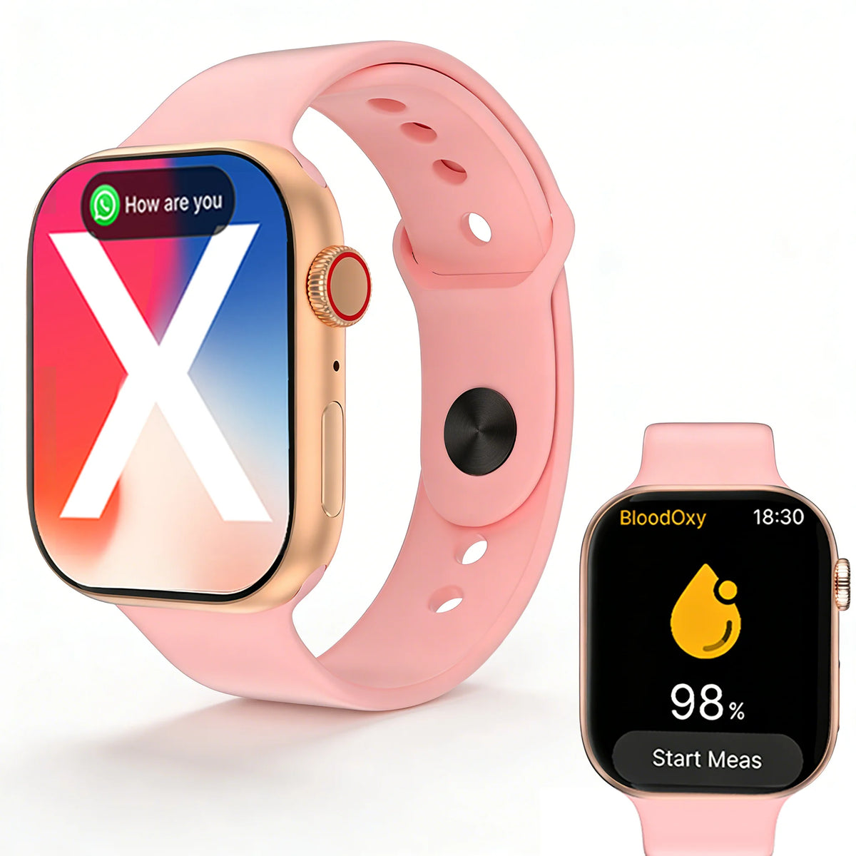 2,01-inch Touch Screen Smart Watch Various Sports Modes Messages Calls Gift Men Women