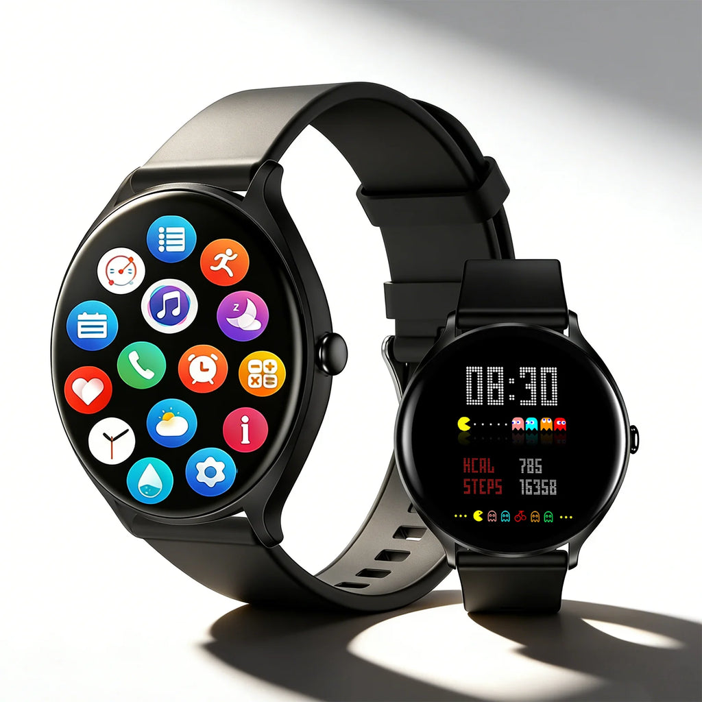 Smartwatch Round Screen 1,38 "Touch Sports Modes Calls and Messages Gift Men Women