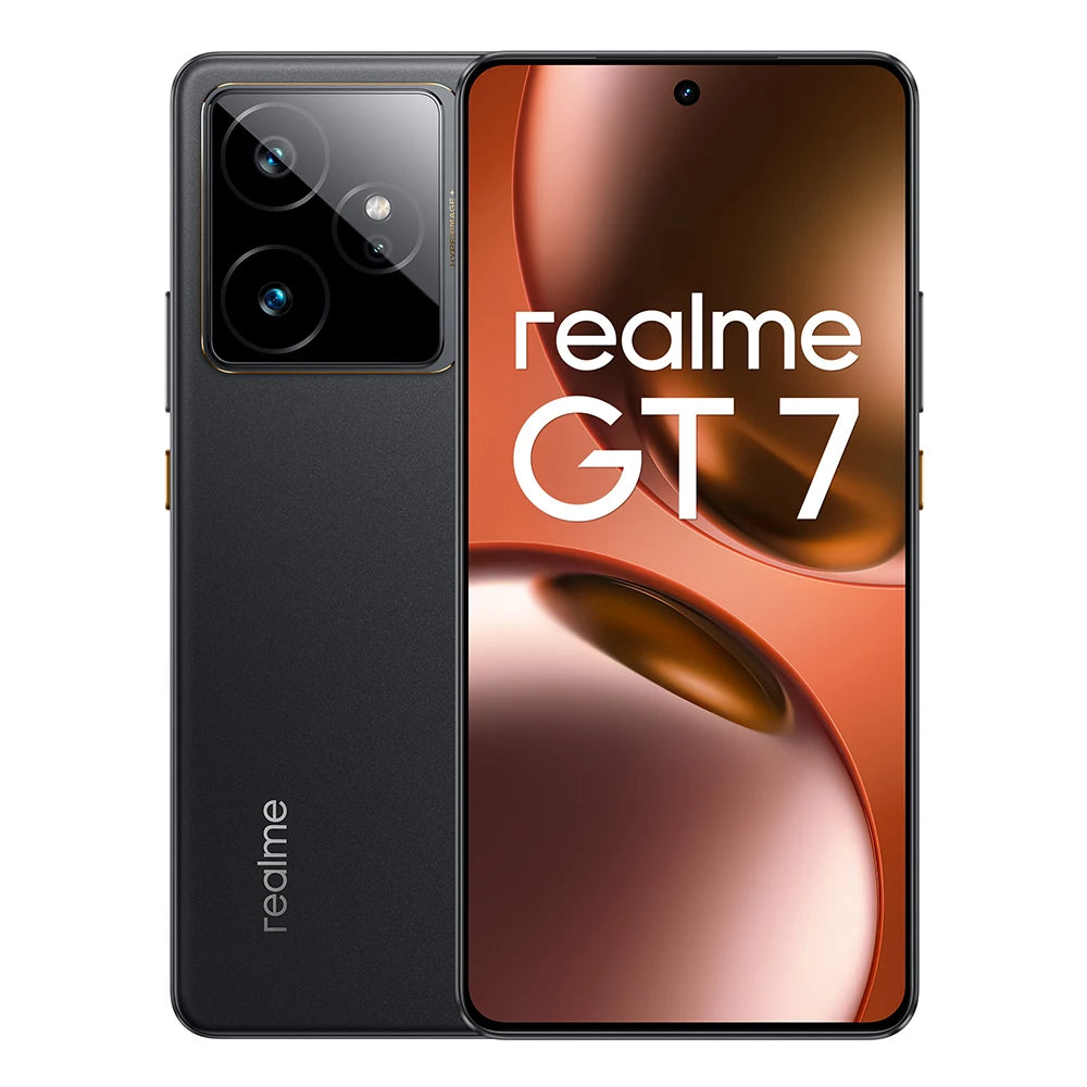 Europe Version realme GT 7 5G Mediatek Dimensity 9400e Processor 7000mAh Battery 120W Charge 6000nits Pro-Esports Display NFC