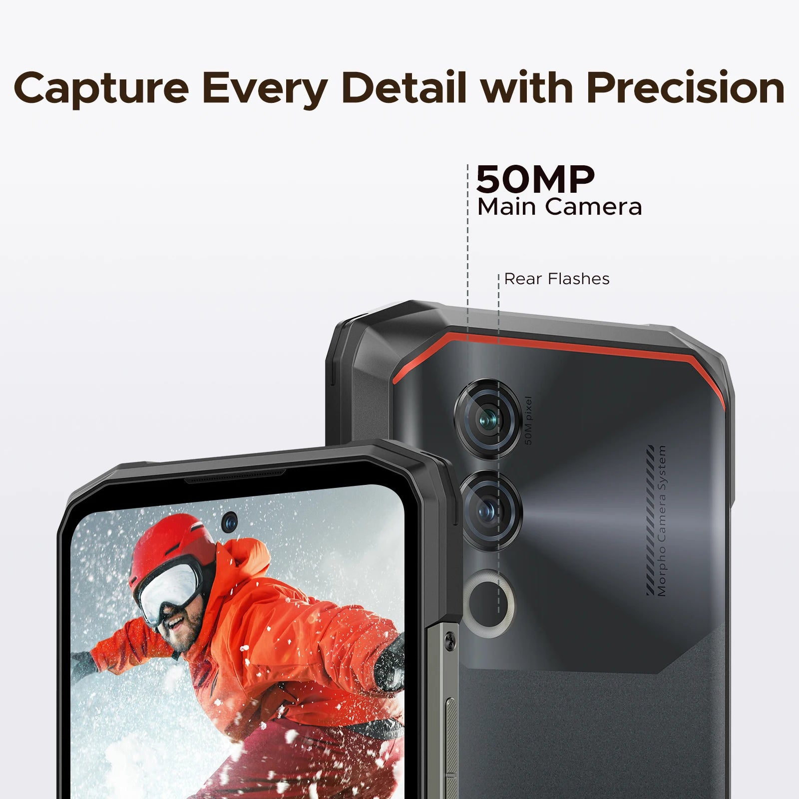 DOOGEE Blade10 Power Rugged Smartphone 24GB(6+18) + 256GB/2TB Android 16 with 10300mAh Rugged Phone 6.6''HD+90Hz 50MP Camera