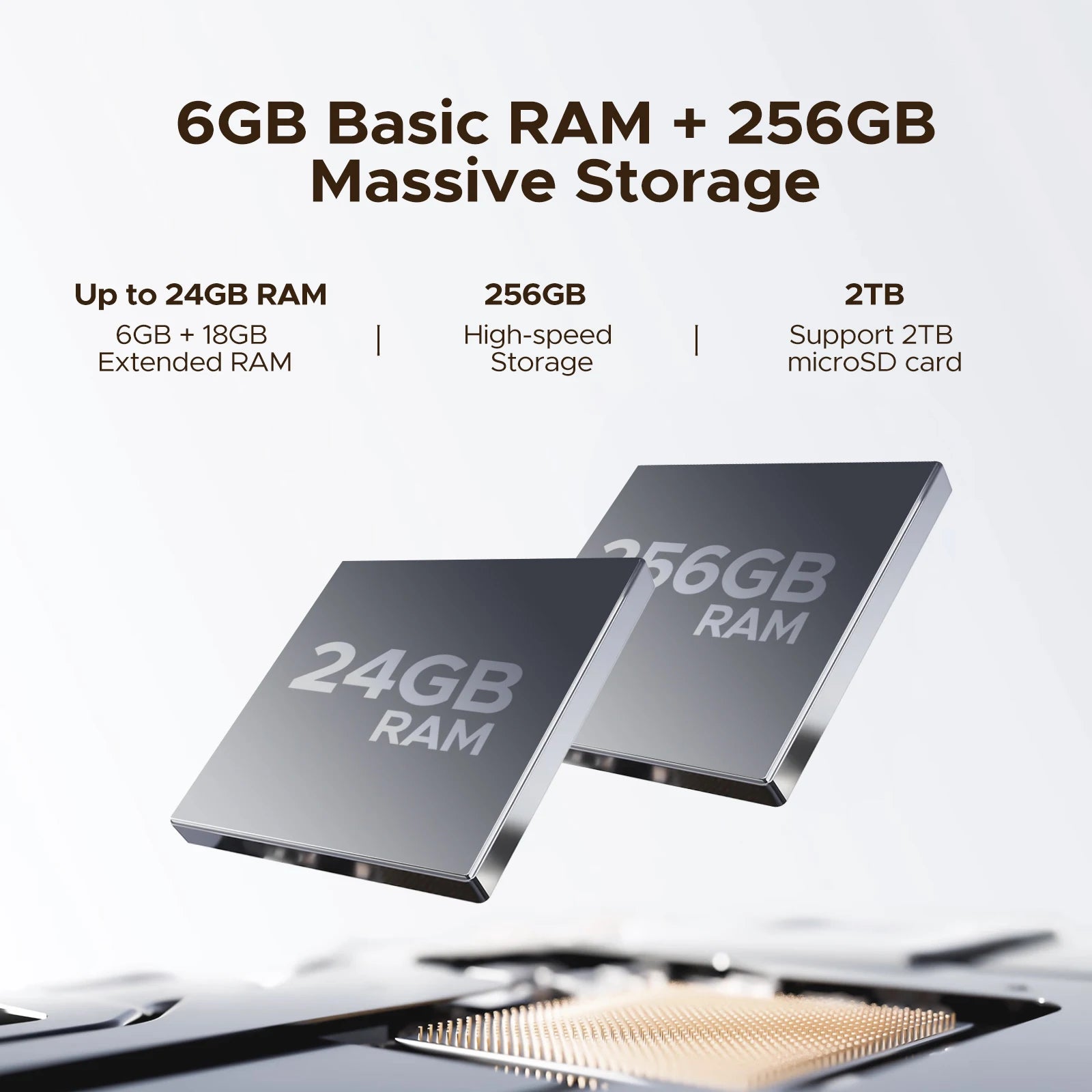 DOOGEE Blade10 Power Rugged Smartphone 24GB(6+18) + 256GB/2TB Android 16 with 10300mAh Rugged Phone 6.6''HD+90Hz 50MP Camera