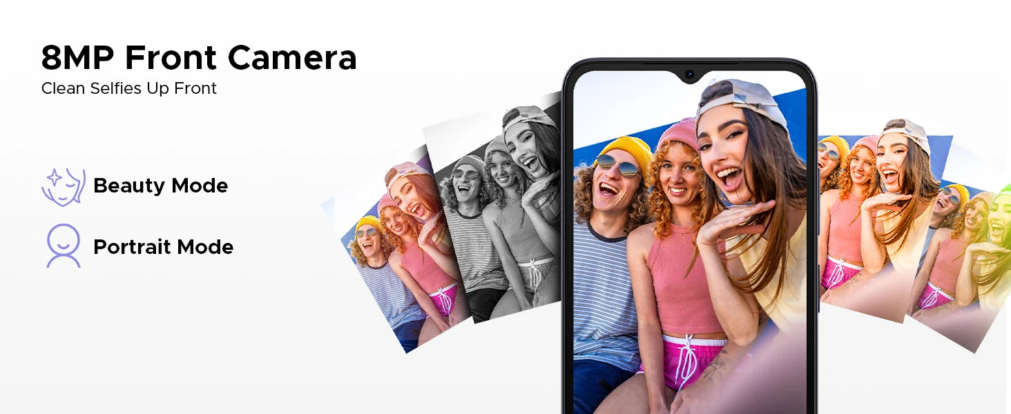 DOOGEE Note 56 Plus Android 16 Mobile Phones 48GB + 256GB/2TB  6150mAh & 6.56 HD+ 90Hz Display Smartphone 50MP Camera/NFC/OTG