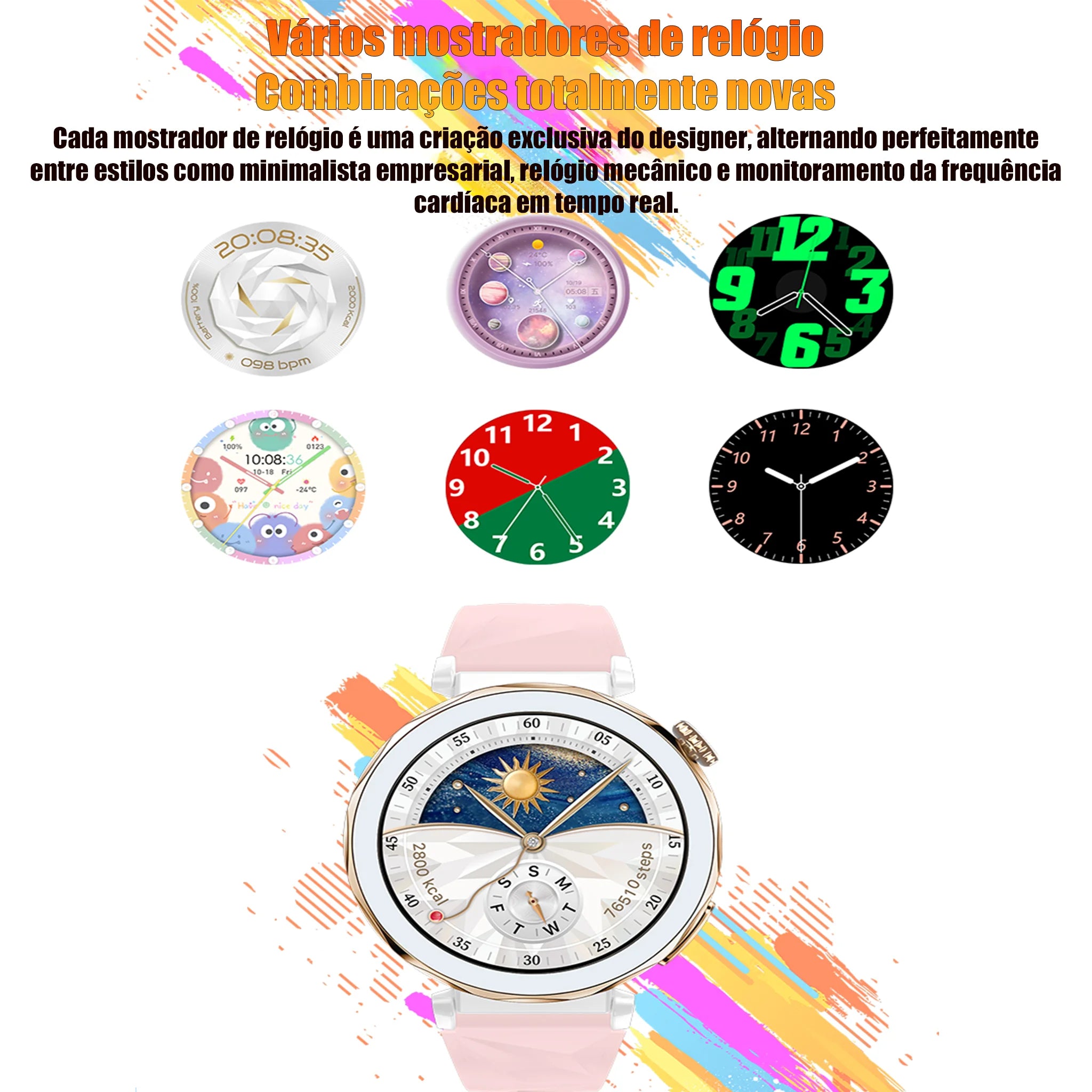 GT5 Mini Smartwatch Screen Touch 1,27 Sports Messages Calls Steps Gift Men Women