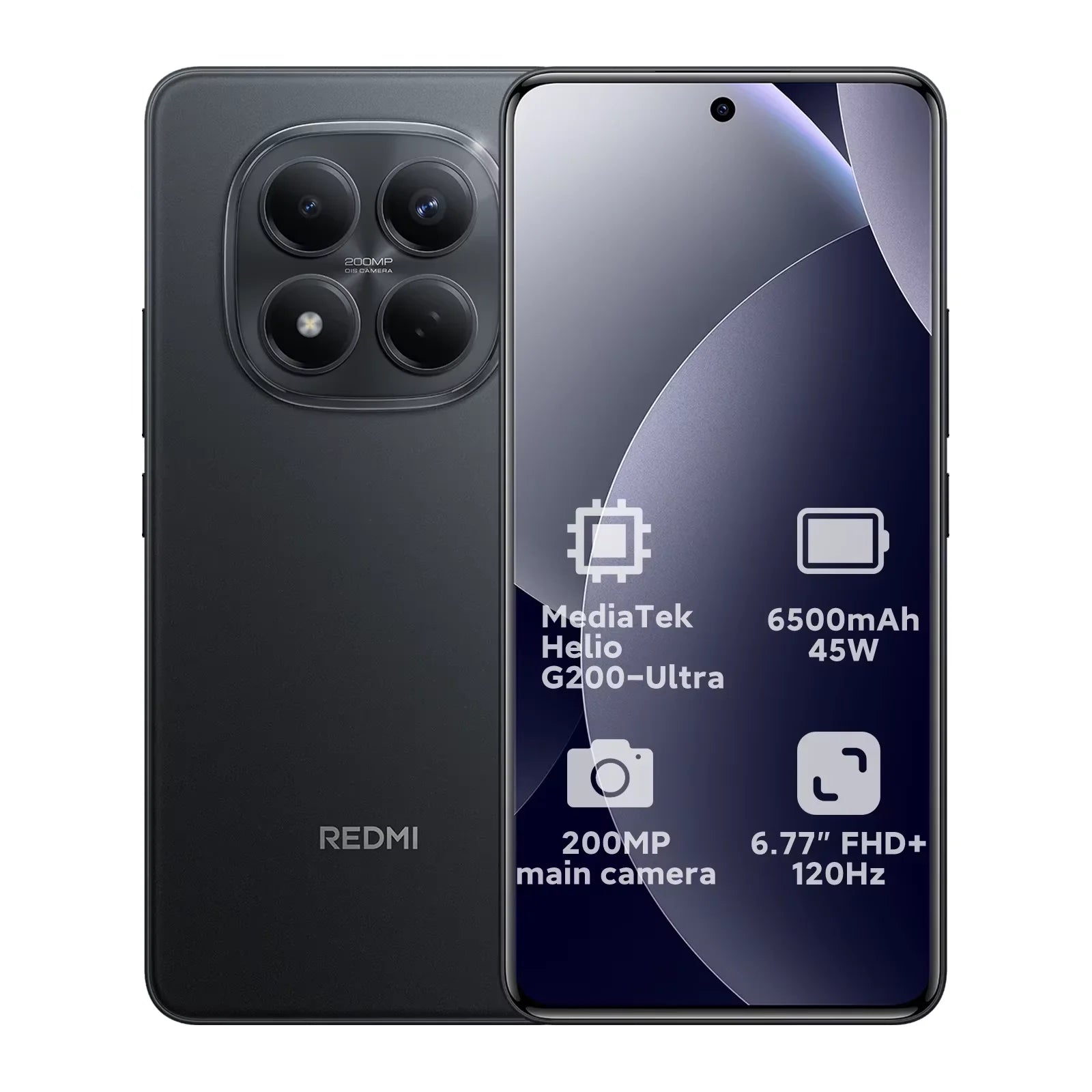 Global Version Redmi Note 15 Pro 4G Smartphone 6500mAh 45W Battery 200MP OIS Main Camera 6.77" 120Hz Display Xiaomi Cellphone