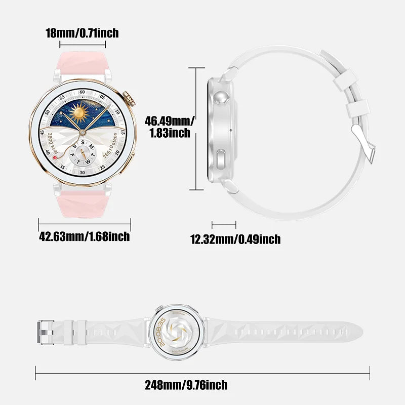 GT5 Mini Smartwatch Screen Touch 1,27 Sports Messages Calls Steps Gift Men Women