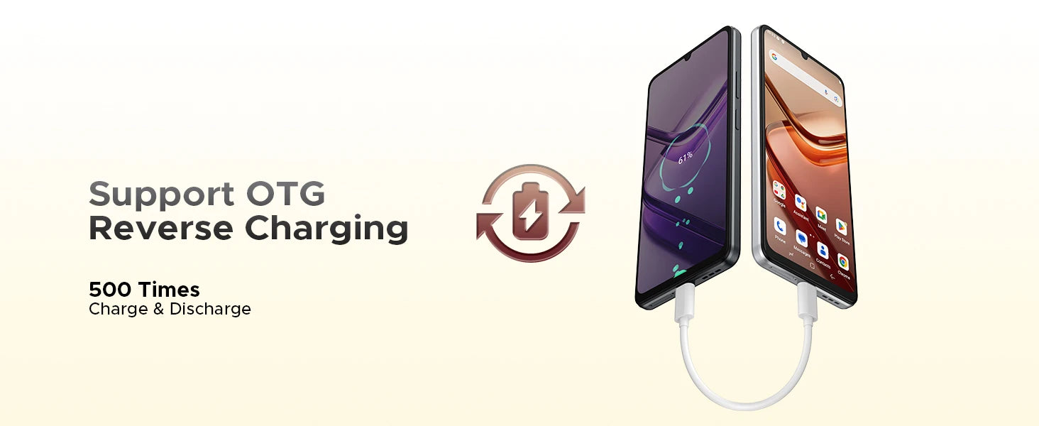 DOOGEE Note 58 Mobile Phones 6.75" HD+ Display Android 16 Smartphone 6250mAh 32GB(8GB RAM)+128GB+2TB Android Phones with Face ID