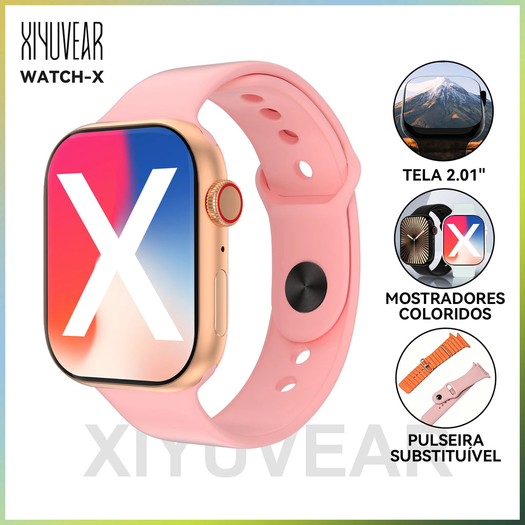 2,01-inch Touch Screen Smart Watch Various Sports Modes Messages Calls Gift Men Women
