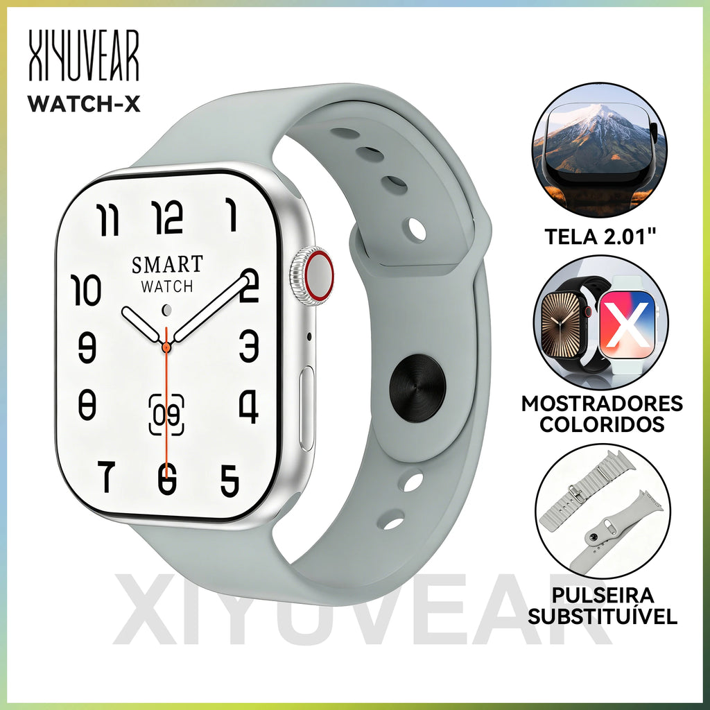 2,01-inch Touch Screen Smart Watch Various Sports Modes Messages Calls Gift Men Women