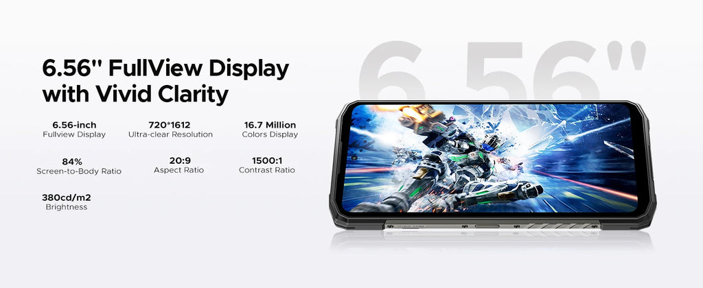 DOOGEE Blade10 Power Rugged Smartphone 24GB(6+18) + 256GB/2TB Android 16 with 10300mAh Rugged Phone 6.6''HD+90Hz 50MP Camera