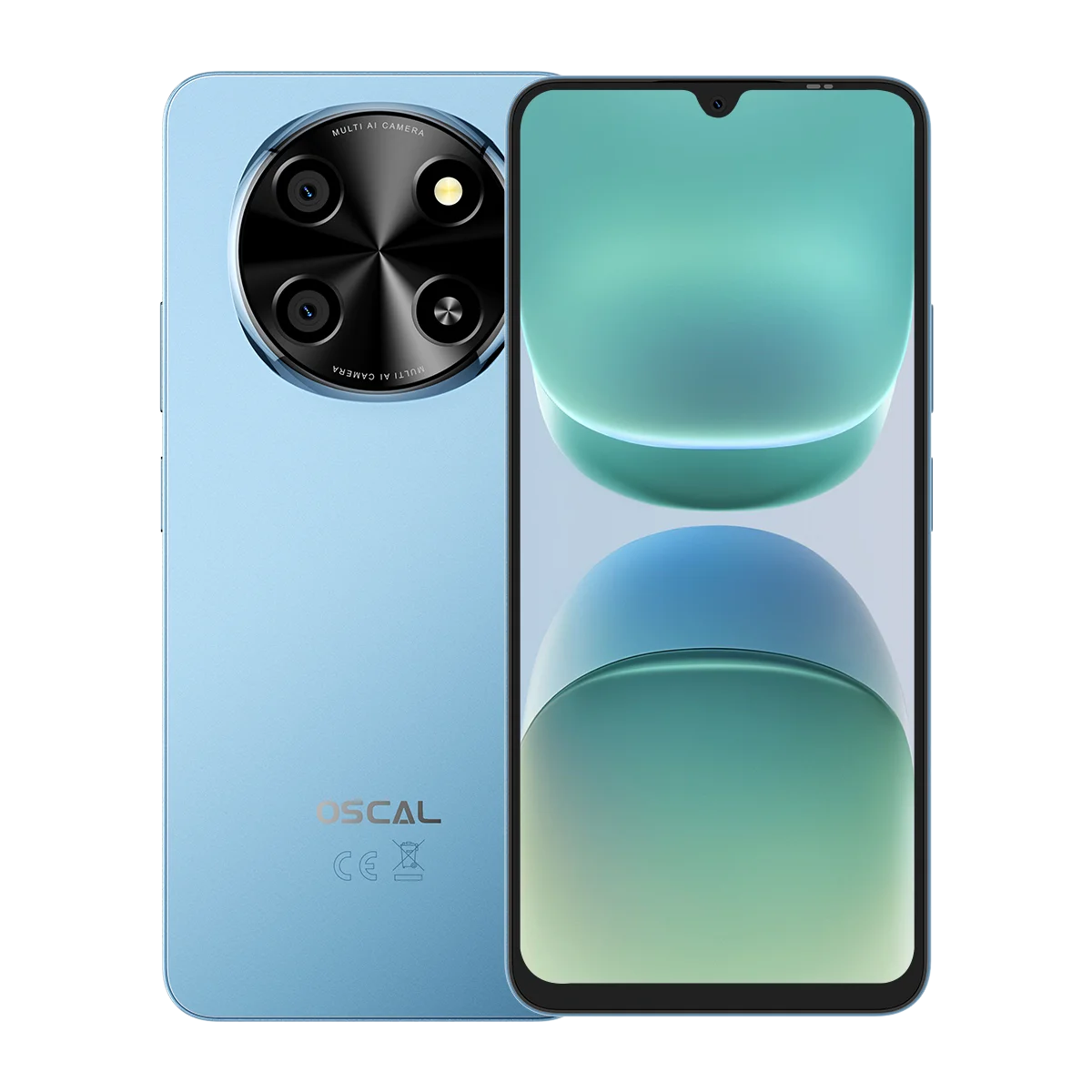 OSCAL TIGER 8 5G Ai Smartphone Android 15 6.88 inch HD 120Hz Display RAM 4GB/8GB+128GB ROM Storage 5MP+13MP Camera Buit-in Ai