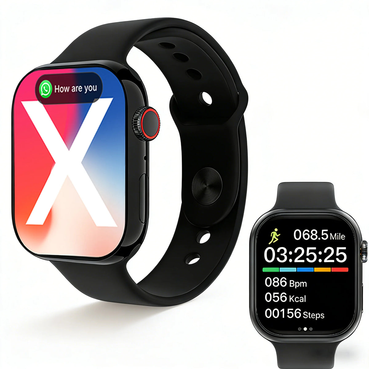 2,01-inch Touch Screen Smart Watch Various Sports Modes Messages Calls Gift Men Women