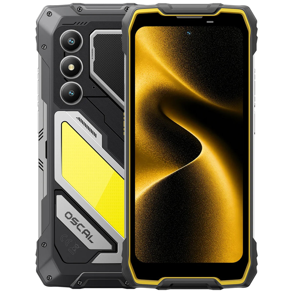 Blackview OSCAL PIOLT 5 5G Rugged Phone 6.67" HD Display 120Hz Android 16 Samrtphone RAM 8GB+ROM256GB 8MP+13MP Camera 15000mAh