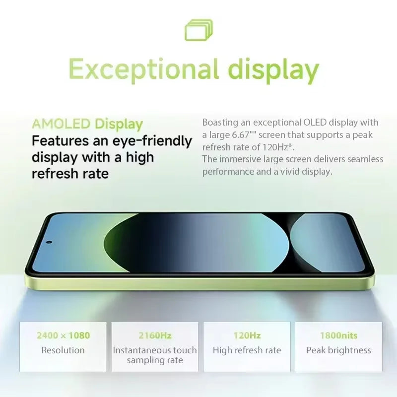 Global Version Redmi Note 14 4G Smartphone 108MP AI Camera 5500mAh Battery 33W MediaTek Helio G99-Ultra 120Hz Xiaomi Cellphone