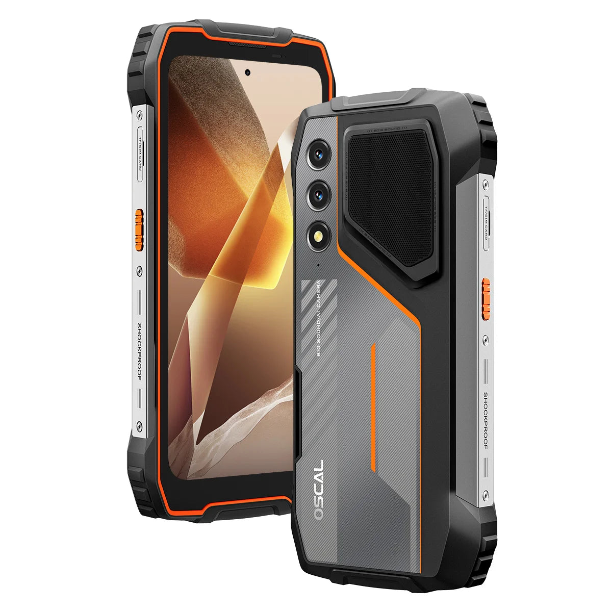 Blackview OSCAL PILOT 1 Rugged Phone 6.67" 90Hz IPS Display 6GB+256GB Android 14 Outdoor Smartphone with LED Flashlight GPS/NPC