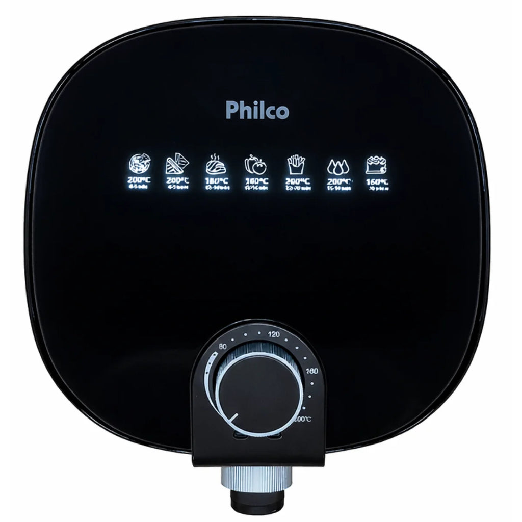 Air Fryer Philco 4L 1500W Oil Free Electric Fryer Non-stick Redstone 127V/220V Timer 60min