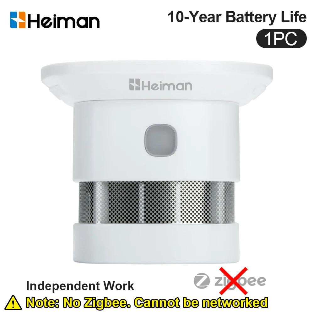 HEIMAN independent fire alarm smoke detector home high sensitivity safety protection system Wireless sensor mini Portable
