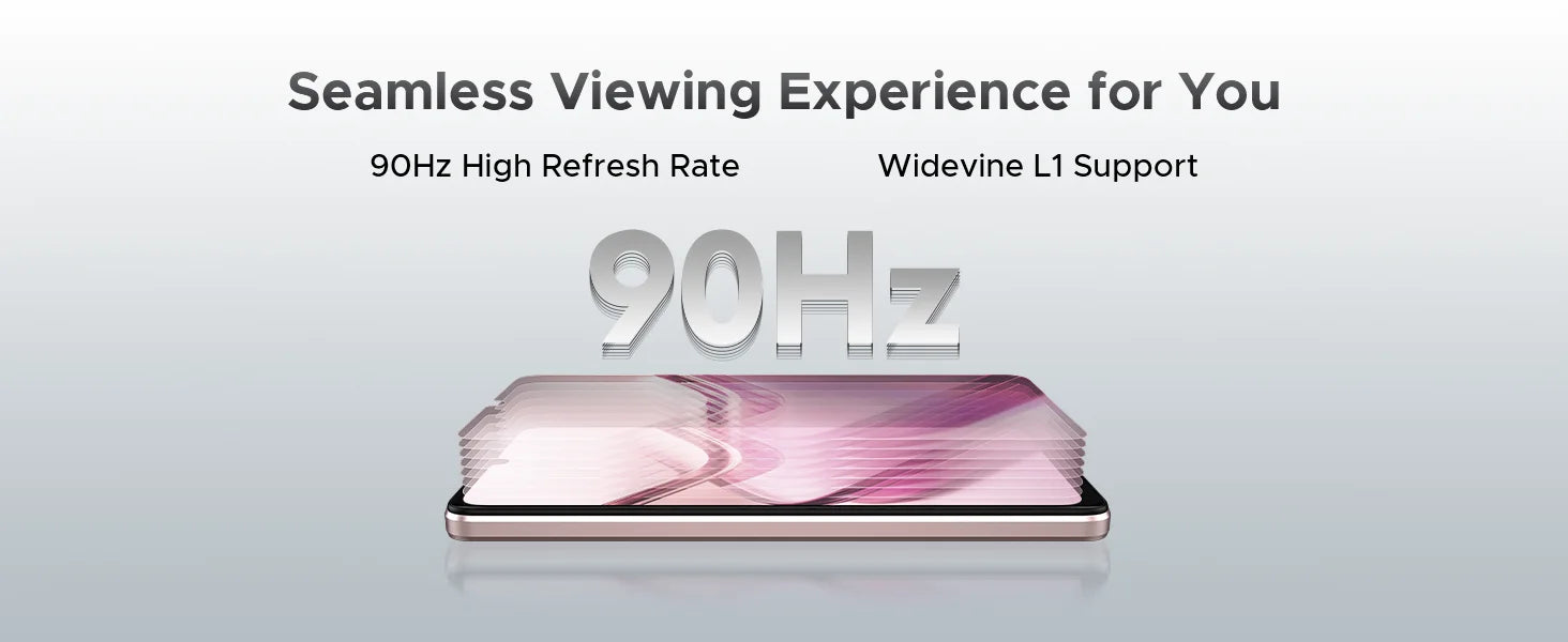 DOOGEE Note 58 Pro Android 16 Unlocked Cell Phone 32GB+256GB/2TB 6.75" HD+ 90Hz Android Phone 6250mAh Battery 16MP+8MP 4G Phone
