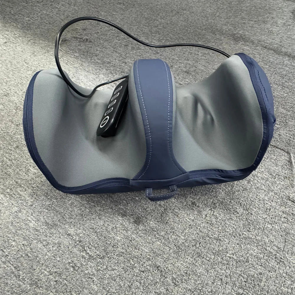 Shiatsu Foot Massager with Heat Hot Compress Muscles Vibrator Pain Relief Kneading Rolling for Feet Calf Leg Arm for Mom Dad Gift