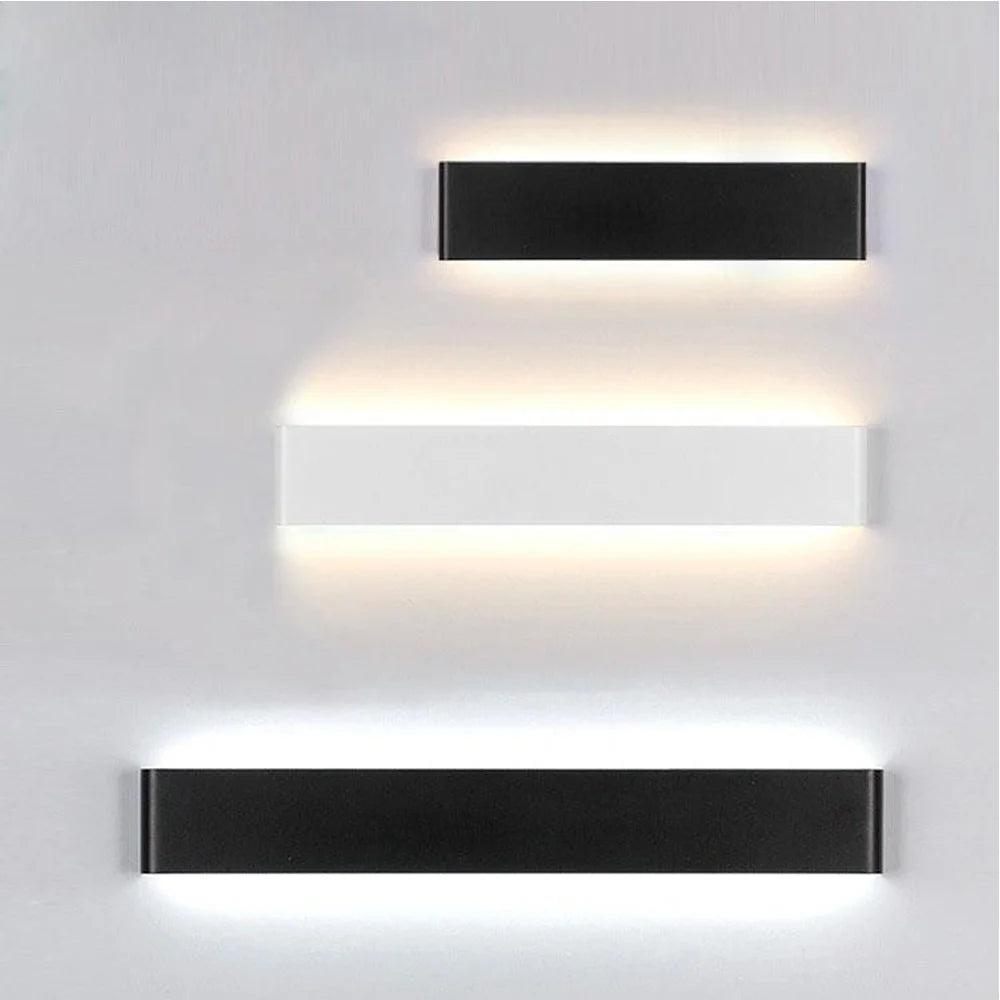 Led Wall Light Indoor 6W 12W 18W 24W Aluminum Modern Wall Lamp Led Light for Bedroom Aisle Living Room Mirror Light AC 85-265V