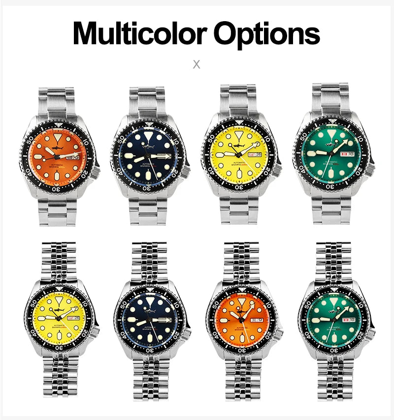 Heimdallr SKX007 NH36 Automatic Mechanical Date/Week Display Ceramic Bezel Sapphire Glass 200m Waterproof 41mm Dive Watch