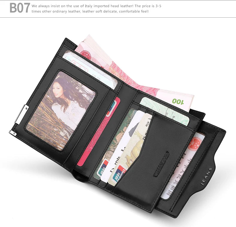 Leather driver's license wallet high grade men's card holder multi function large capacity Coin Wallet Card Cover