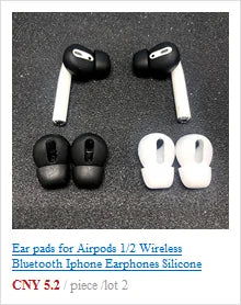 Silicone Holder Clip for AirPods Apple wireless earphone socket stand case compatible with Apple watch sport hook clip Anti-lost