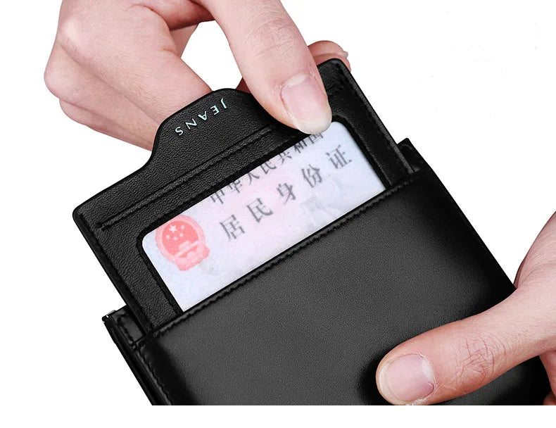 Leather driver's license wallet high grade men's card holder multi function large capacity Coin Wallet Card Cover