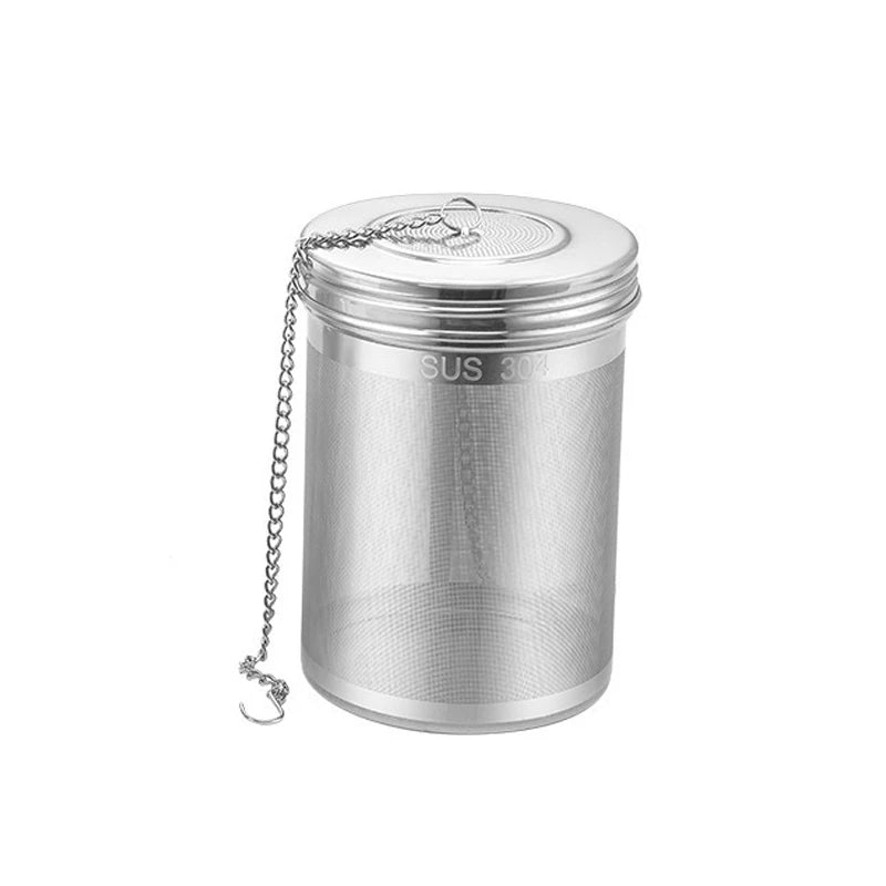 Creative 304 Stainless Steel Tea Strainer Leaf Spice Herbal Teapot Reusable Mesh Filter Home Kitchen Accessories