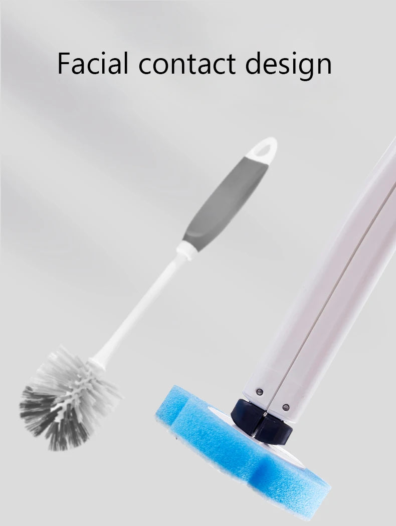 XiaoGui Disposable Toilet Brush Set Bathroom Accessories Brush No Closed-End Houseware Disposable Replacement