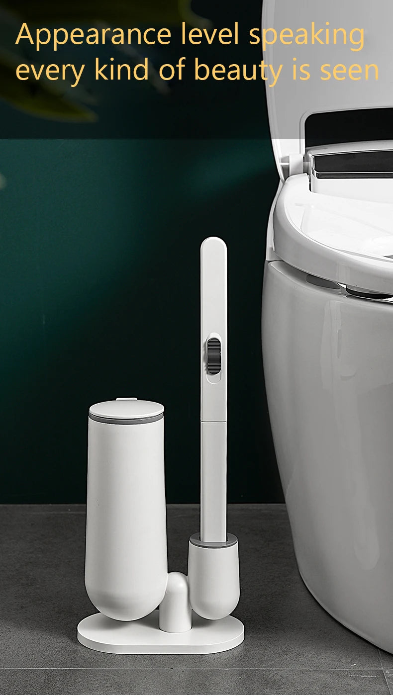 XiaoGui Disposable Toilet Brush Set Bathroom Accessories Brush No Closed-End Houseware Disposable Replacement