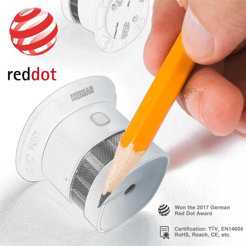 HEIMAN independent fire alarm smoke detector home high sensitivity safety protection system Wireless sensor mini Portable