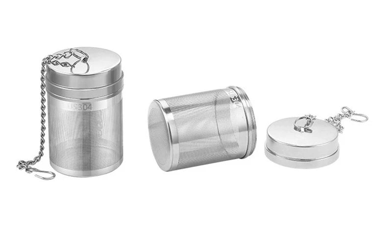 Creative 304 Stainless Steel Tea Strainer Leaf Spice Herbal Teapot Reusable Mesh Filter Home Kitchen Accessories