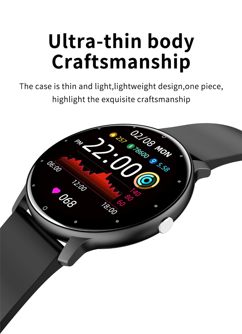 LIGE 2026 New Smart Watch Women Full Touch Screen Sport Fitness Watches IP67 Waterproof Bluetooth For Android ios smartwatch Men