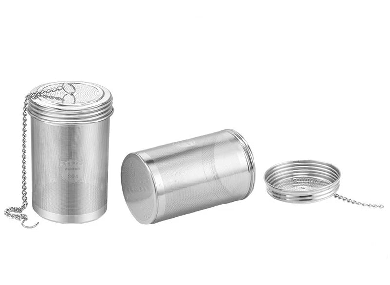 Creative 304 Stainless Steel Tea Strainer Leaf Spice Herbal Teapot Reusable Mesh Filter Home Kitchen Accessories