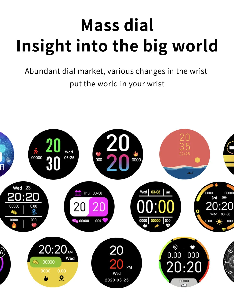 LIGE 2026 New Smart Watch Women Full Touch Screen Sport Fitness Watches IP67 Waterproof Bluetooth For Android ios smartwatch Men