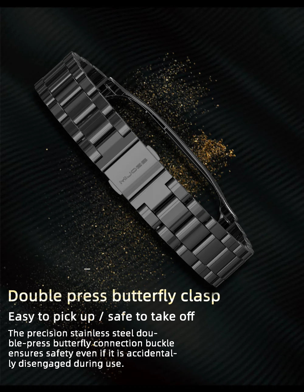 Metal Strap for Mi Band 10 9 8 7 6 5 Stainless Bracelet for Xiao mi Mi Band 9 Strap for Mi Band 8 Mi Band 7 Wristband