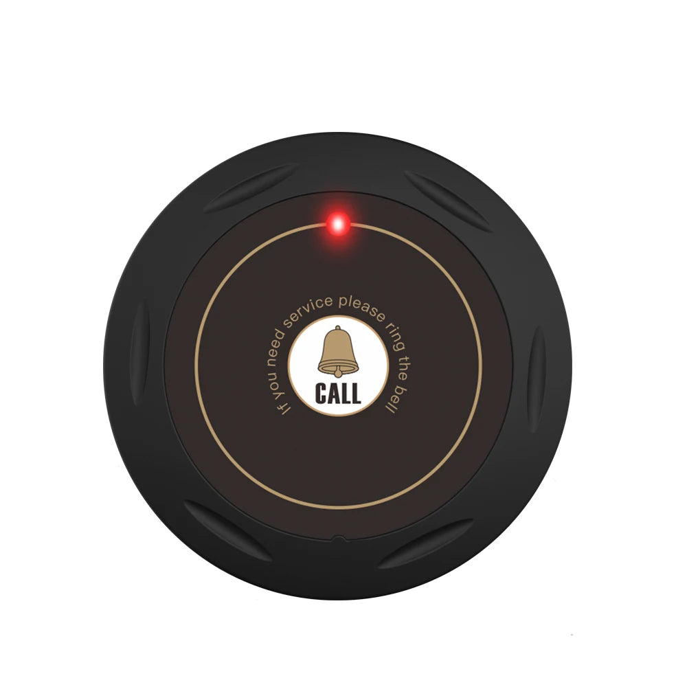 2PCS Wireless Call Button + 1 Watch Receiver Wireless Calling System For Nurse Call Caregiver Pager Elderly Care Clinic
