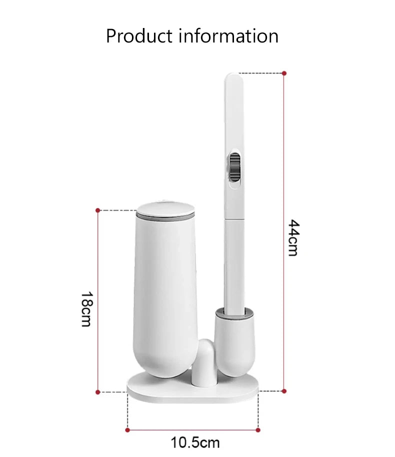 XiaoGui Disposable Toilet Brush Set Bathroom Accessories Brush No Closed-End Houseware Disposable Replacement