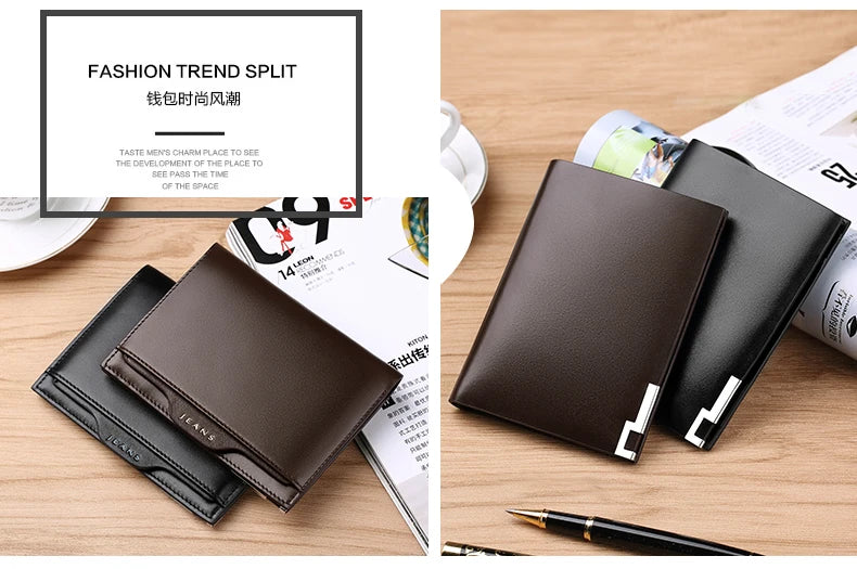 Leather driver's license wallet high grade men's card holder multi function large capacity Coin Wallet Card Cover