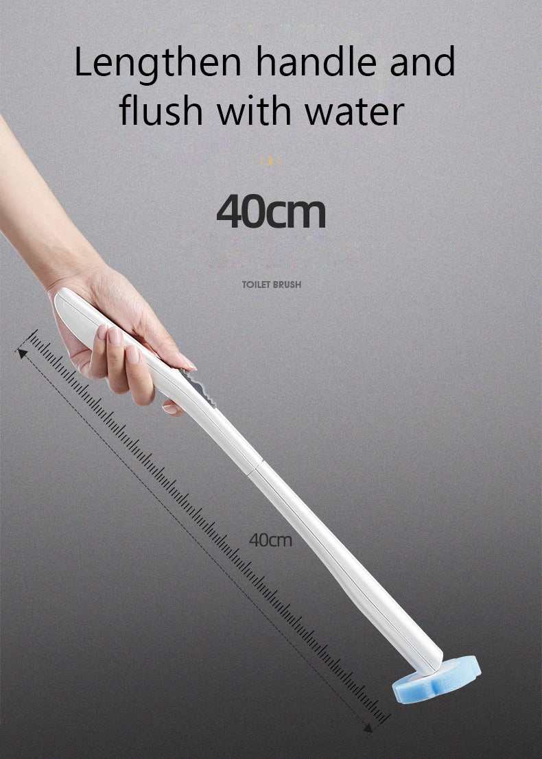 XiaoGui Disposable Toilet Brush Set Bathroom Accessories Brush No Closed-End Houseware Disposable Replacement