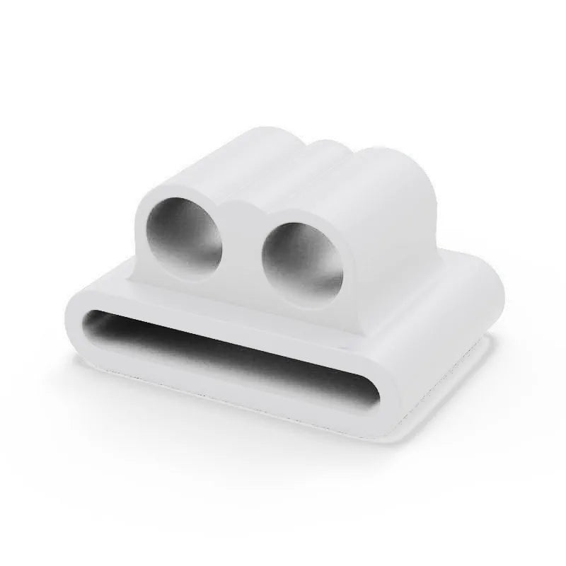 Silicone Holder Clip for AirPods Apple wireless earphone socket stand case compatible with Apple watch sport hook clip Anti-lost