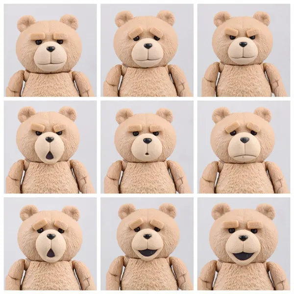 Detachable Ted Bear Dolls Car Dashboard Ornament Ted 2 Figure Car Decoration Accessories Auto Toy for ted movie Birthday Gift