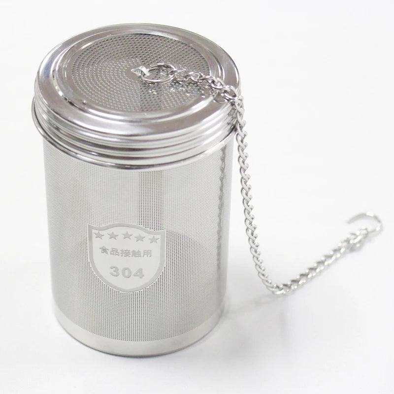 Creative 304 Stainless Steel Tea Strainer Leaf Spice Herbal Teapot Reusable Mesh Filter Home Kitchen Accessories